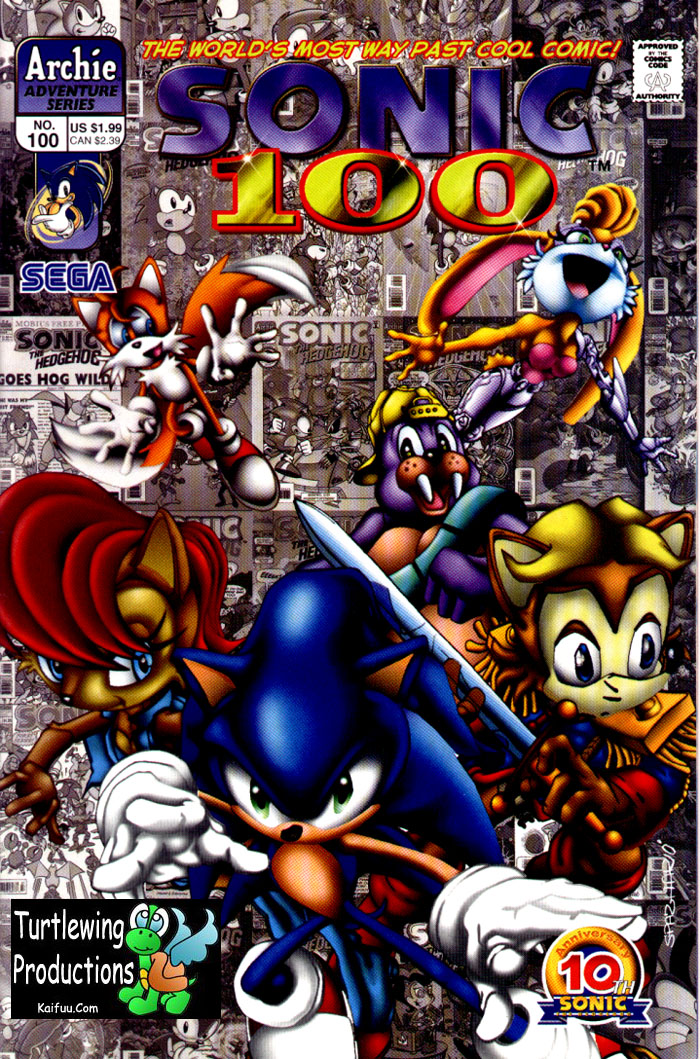 Sonic - Archie Adventure Series October 2001 Cover Page